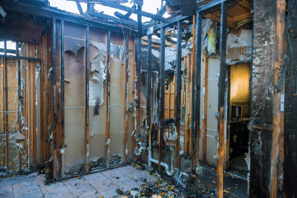 Professional Soot Cleanup technician working in Troup, TX